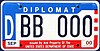 US Diplomatic license plate 2007 sample.jpg