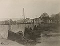 Soldaten der US 125th Infantry am 1. Dezember 1918 beim Überqueren der Brücke.