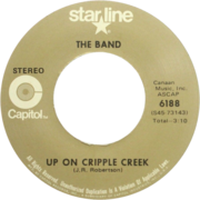 Up on cripple creek by The Band US Starline reissue side-A.png