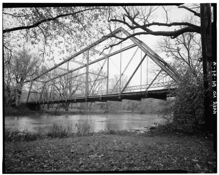 File:VIEW OF BRIDGE FROM NORTHWEST - Millgrove Road Bridge, Spanning Little Miami Scenic River at County Road 38, Morrow, Warren County, OH HAER OHIO,83-MOR.V,1-3.tif