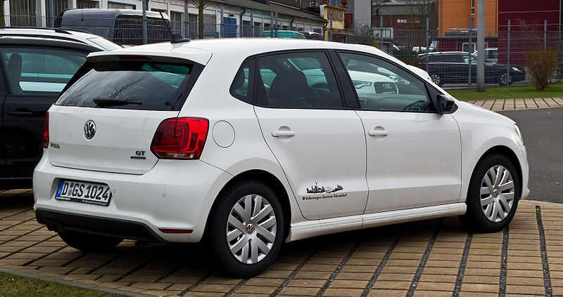 File:VW Polo BlueGT (V) – Heckansicht, 11. Februar 2013, Düsseldorf.jpg