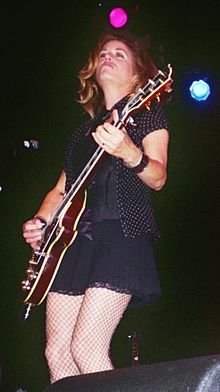 Vicki Peterson performing with the Bangles at The House of Blues in Cleveland, Ohio on August 30, 2007.