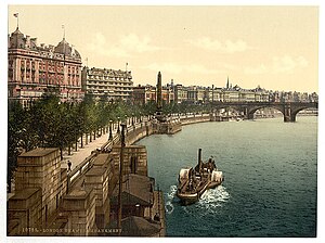 Victoria embankment, London, about 1890.jpg
