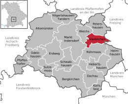 Vierkirchen - Localizazion