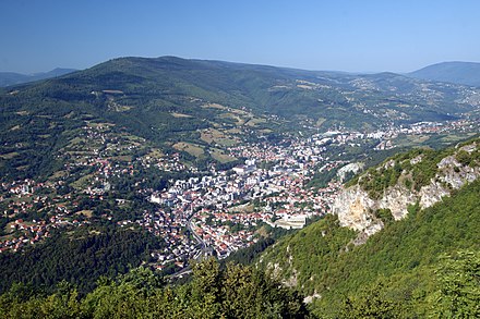 View over Travnik (from Kapelica sv. Ivana Krstitelja), 1-km hike from Travnik city center