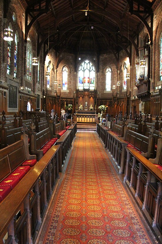 The interior of the King's College Chapel