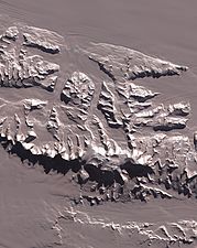 NASA image of Vinson Massif