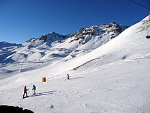 Vista sopra il Passo di San Pellegrino