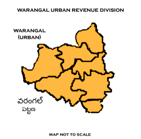 Warangal (urban) District Revenue division Warangal (urban) Revenue division.png