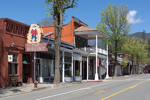 Main Street in April 2020