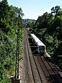 Westliche Grenze des Westendviertels, die Bahnlinie Hof-Leipzig