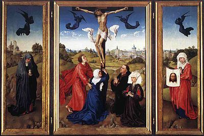 Weyden Crucifixion Triptych.jpg