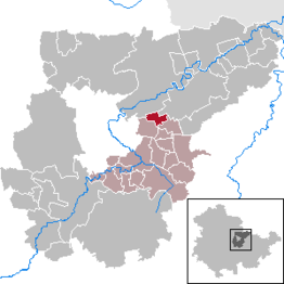 Kaart van Wiegendorf