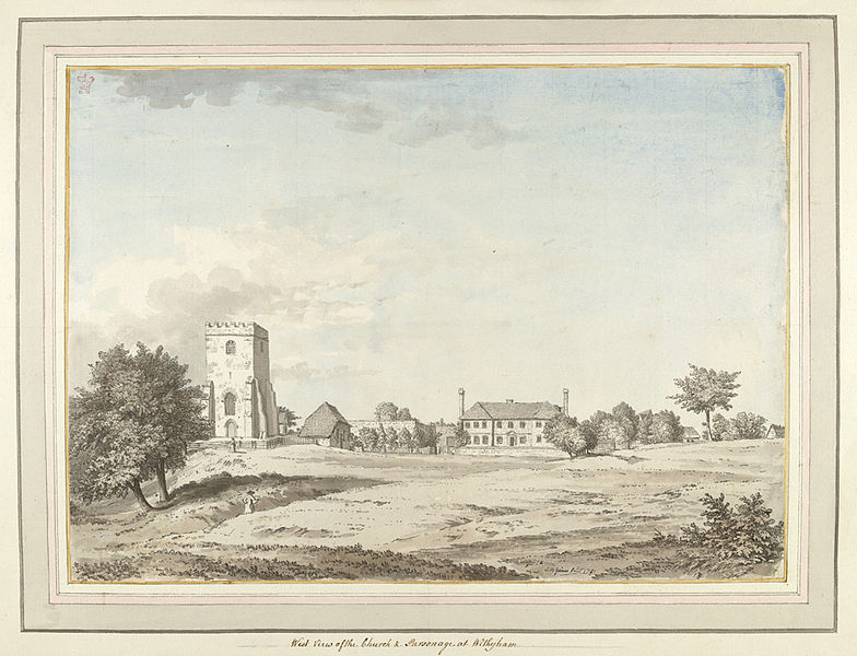 File:Withyham Church and Parsonage by Samuel Hieronymus Grimm 1783.jpg