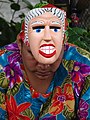 Woman with Mask - Granada - Nicaragua (31908077636) (2).jpg