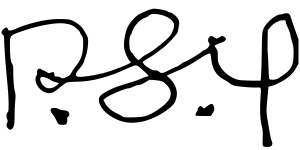 Yoon Po-Seon signature.svg