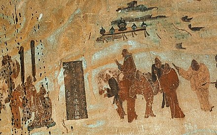 Chinese envoy sets off West, 2nd century BCE