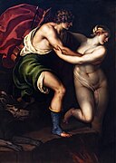 Orpheus and Eurydice - Alessandro Varotari - gallerie Accademia Venice