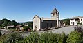 English: Panoramical view of the Avenas Church in France. Français : Vision panoramique de l'église d'Avenas, en France.