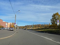 Vista al norte desde la intersección con la calle Botanicheskaya