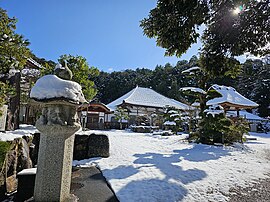 地名の由来である安養寺