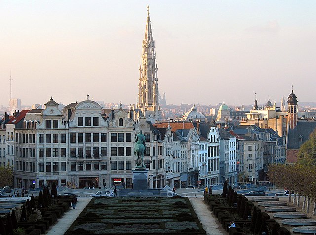 Vista da Cidade de Bruxelas