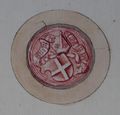 Bishop Oskuld's seal of 1524 from Stavanger