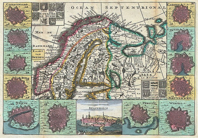 File:1747 La Feuille Map of Scandinavia ( Sweden, Norway, Finland ) - Geographicus - Scandinavia-ratelband-1747.jpg