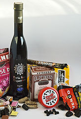 Various liquorice products