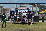 Eastern New Mexico Greyhounds women's cross country team, runners-up in the women's 6K race