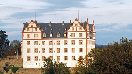 2017 Fischbachtal Lichtenberg Schloss Westfassade