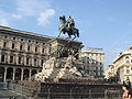 Monumento al rey Victor Emmanuel II, Milán, escultor Ercole Rosa, 1896