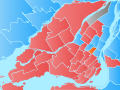 39e législature du Québec - Montréal et Laval.svg