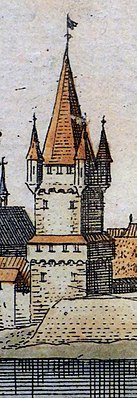 Neuturm nach Matthäus Merian vor 1645[15]