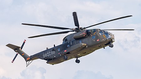 English: German Army Sikorsky CH-53G Super Stallion (reg. 84+99, sn V65-97) at ILA Berlin Air Show 2016.