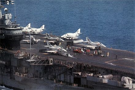 Flight deck operations off Vietnam, 1969
