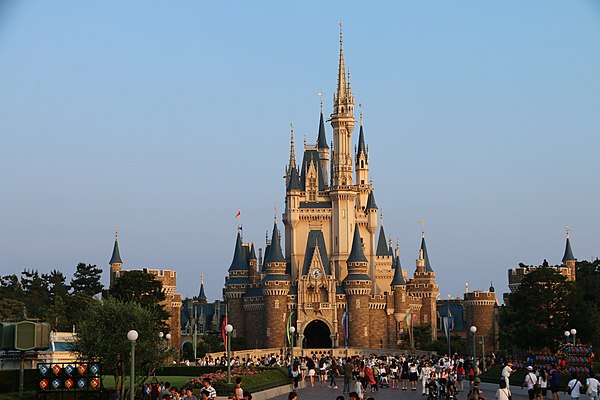 Cinderella Castle in Tokyo Disneyland