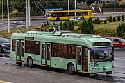 English: AKSM-321 trolleybus. Minsk, Belarus Беларуская: Тралейбус АКСМ-321. Мінск, Беларусь Русский: Троллейбус АКСМ-321. Минск, Беларусь