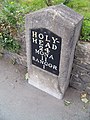 A Telford milestone (Holyhead 24) on Holyhead Road, Bangor - geograph.org.uk - 2041086.jpg