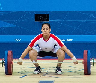 Abeer Abdelrahman Egyptian weightlifter