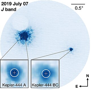 <span class="mw-page-title-main">Kepler-444</span> Triple star system in the constellation of Lyra