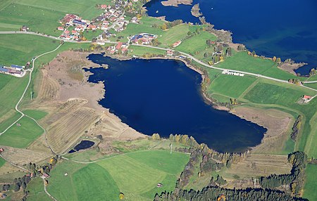 Aerial image of the Froschhauser See (view from the southeast)