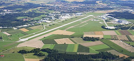 Aerial image of the Oberpfaffenhofen airfield