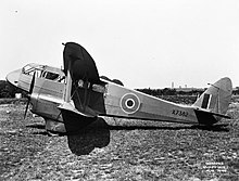 A Dominie of the Air Transport Auxiliary at Hatfield Aerodrome, August 1942