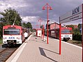 AKN-Züge im Bahnhof Barmstedt