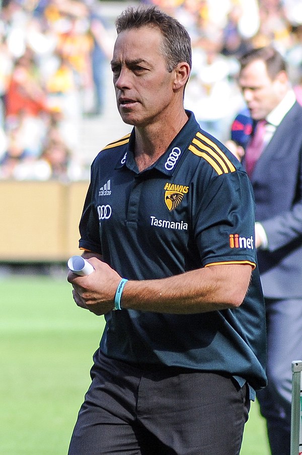 Alastair Clarkson, head coach of the Hawthorn Football Club