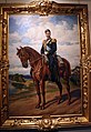 Tsaar Nicolaas II te paard van Albert Edelfelt