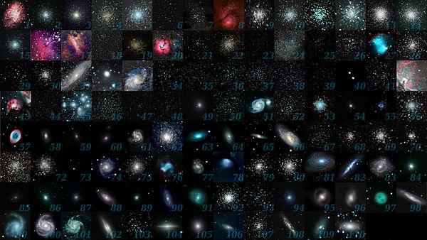 All Messier objects