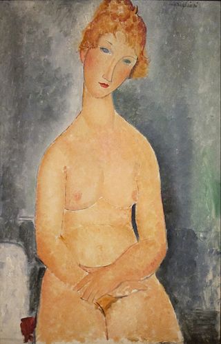 <i>Seated Nude</i> (1918) 1918 painting by Amedeo Modigliani