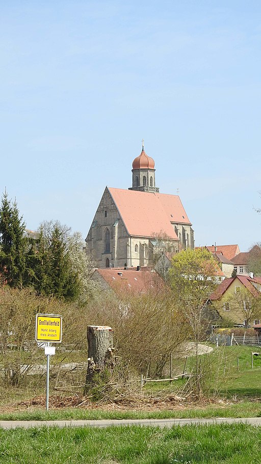 Arberg, AN - Großlellenfeld - OM v SW